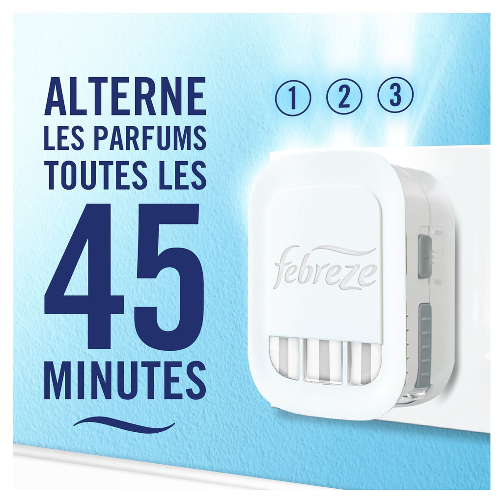 FEBREZE Désodorisant recharge pour diffuseur électrique Rosée du matin 20ml