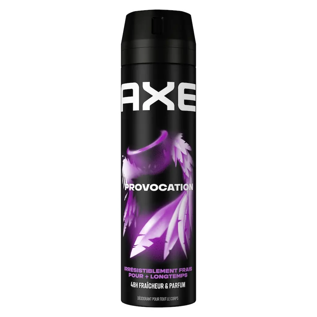 AXE Provocation Déodorant en spray pour homme fraîcheur et parfum 48 h - 200 ml