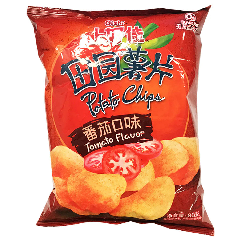 Oishi Chips de pommes de terre (saveur tomate) 80 g
