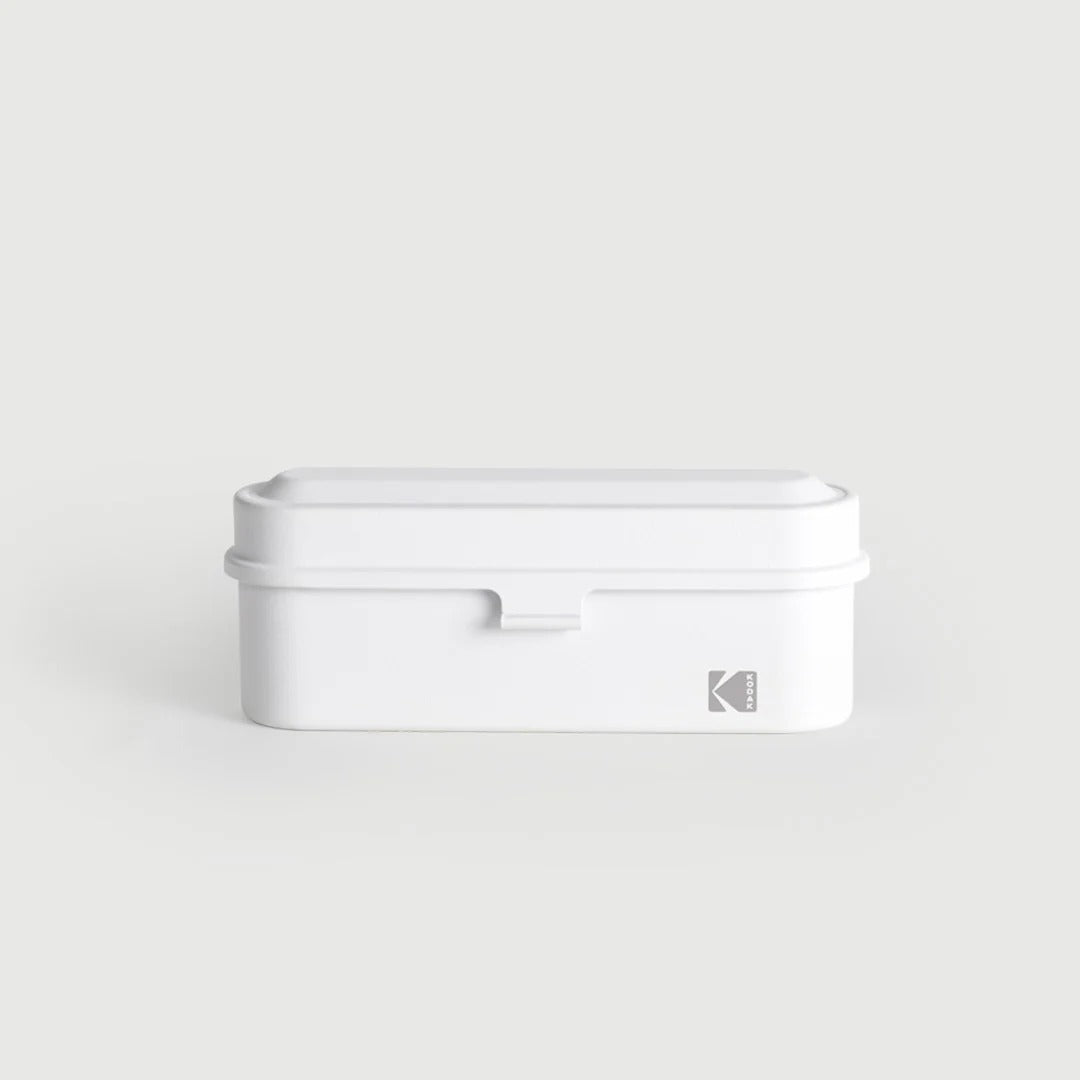Kodak Boîte de rangement en métal pour pellicule 135 mm, Blanc