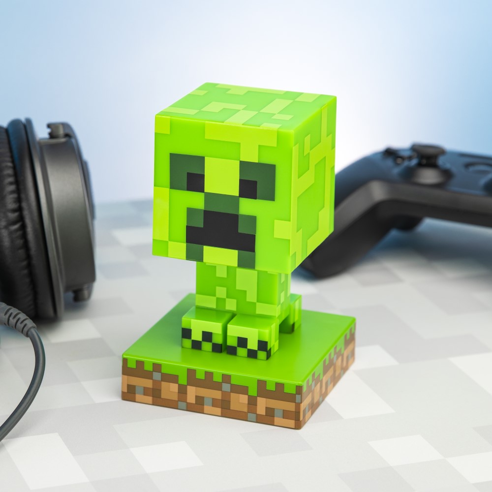 MINECRAFT Lampe Icon Creeper - sous licence officielle - Fonctionne avec piles