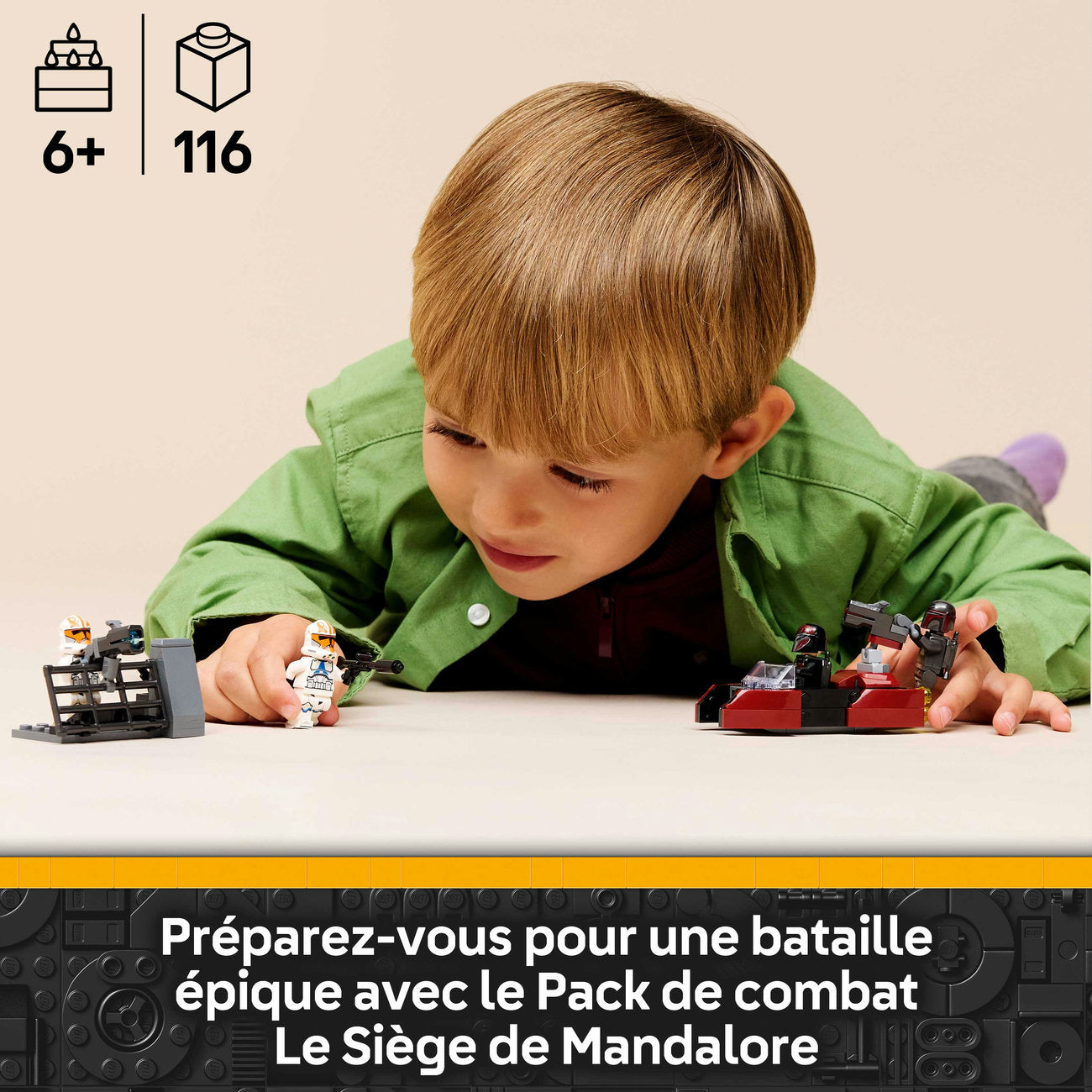 LEGO Star Wars™ 75449 Pack de combat Le Siège de Mandalore