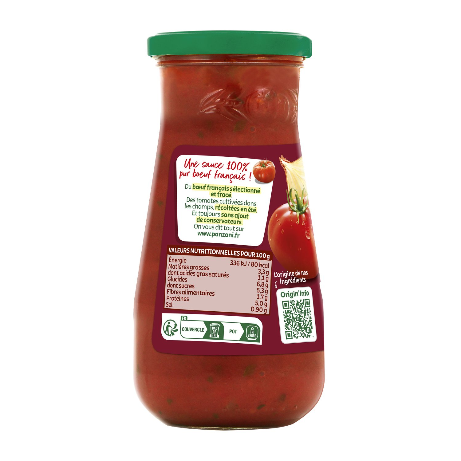 Panzani Sauce bolognaise pur bœuf - 400 g