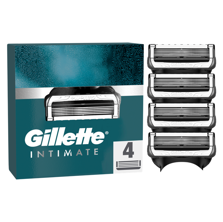 Gillette Intimate - Lames de Rasoir - Lot de 4 lames