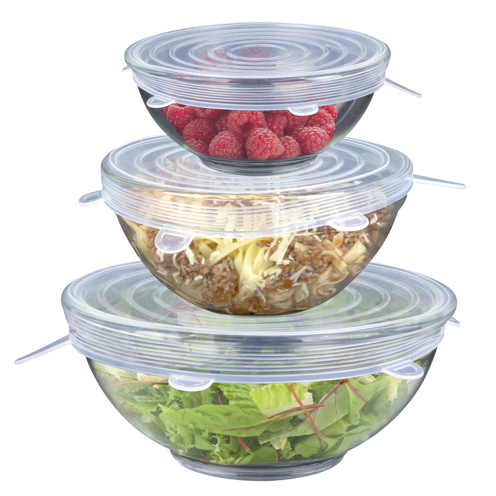 COOK CONCEPT Lot de 3 couvercles en silicone souples