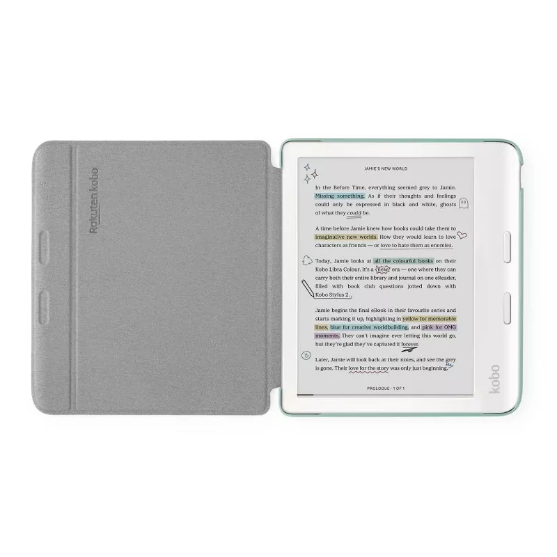 Kobo SleepCover Étui basique pour Kobo Libra Colour - Vert jardin