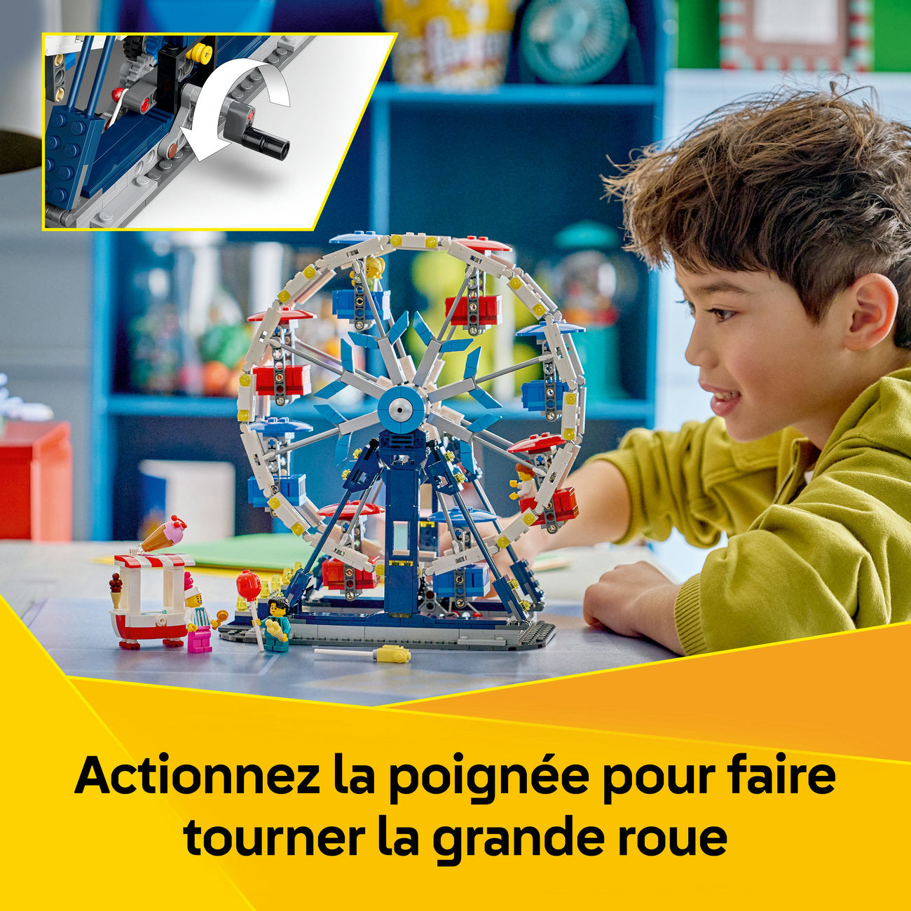 LEGO Creator 3-en-1 Ensemble de construction Grande roue légendaire 31389