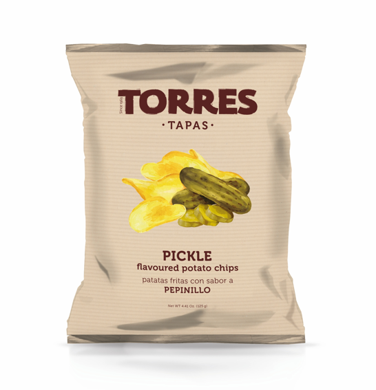 TORRES Tapas Chips saveur cornichon - 125 g
