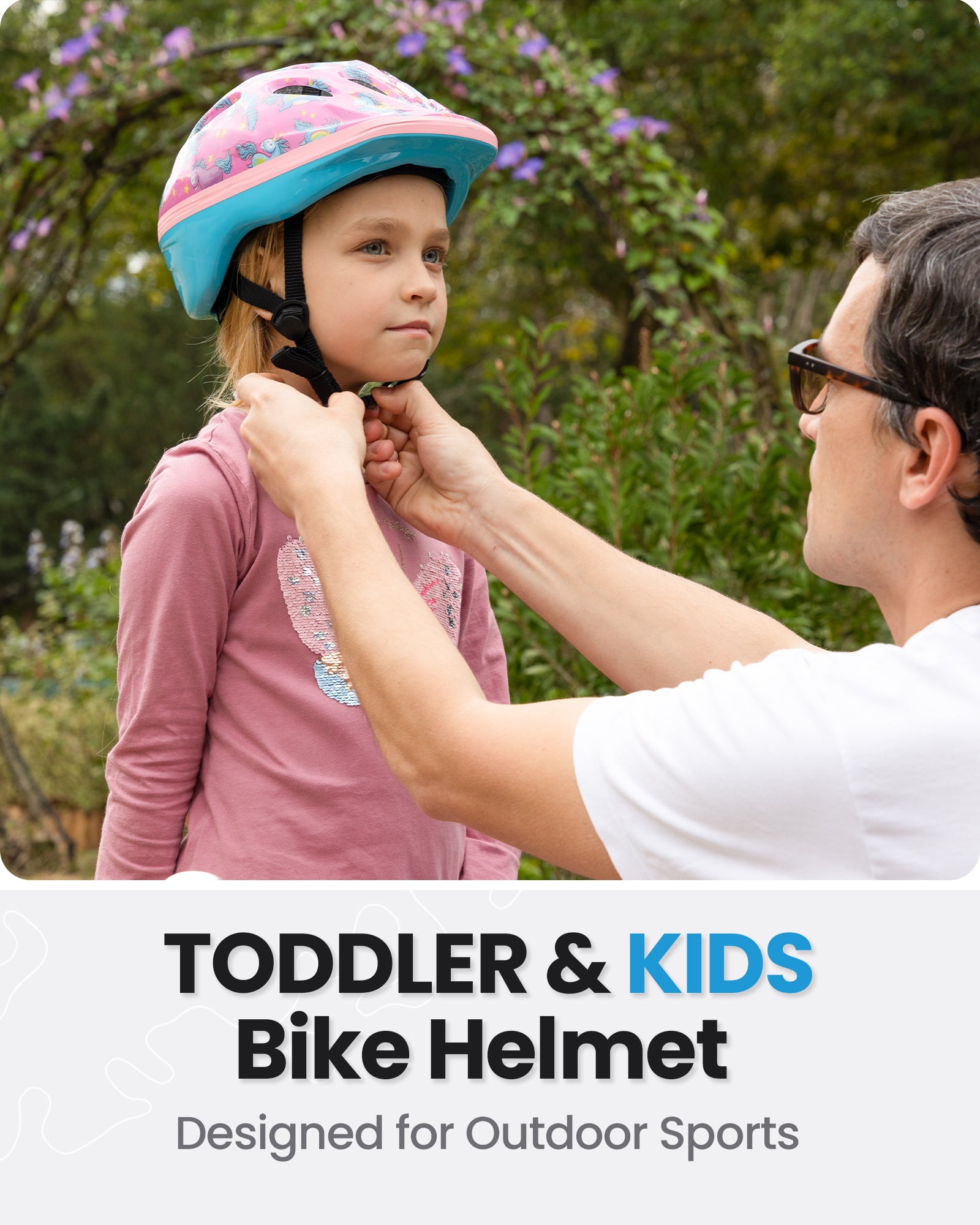OutdoorMaster Ibex casque de vélo pour enfants et adolescents, adapté aux vélos d’équilibre et aux porteurs pour tout-petits, rose, taille S