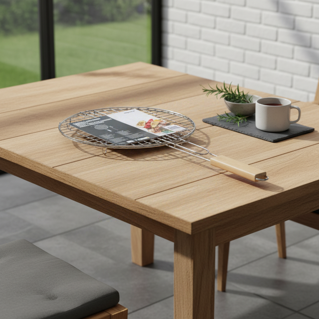 Alpina Panier à grillades pour barbecue Ø 30 cm