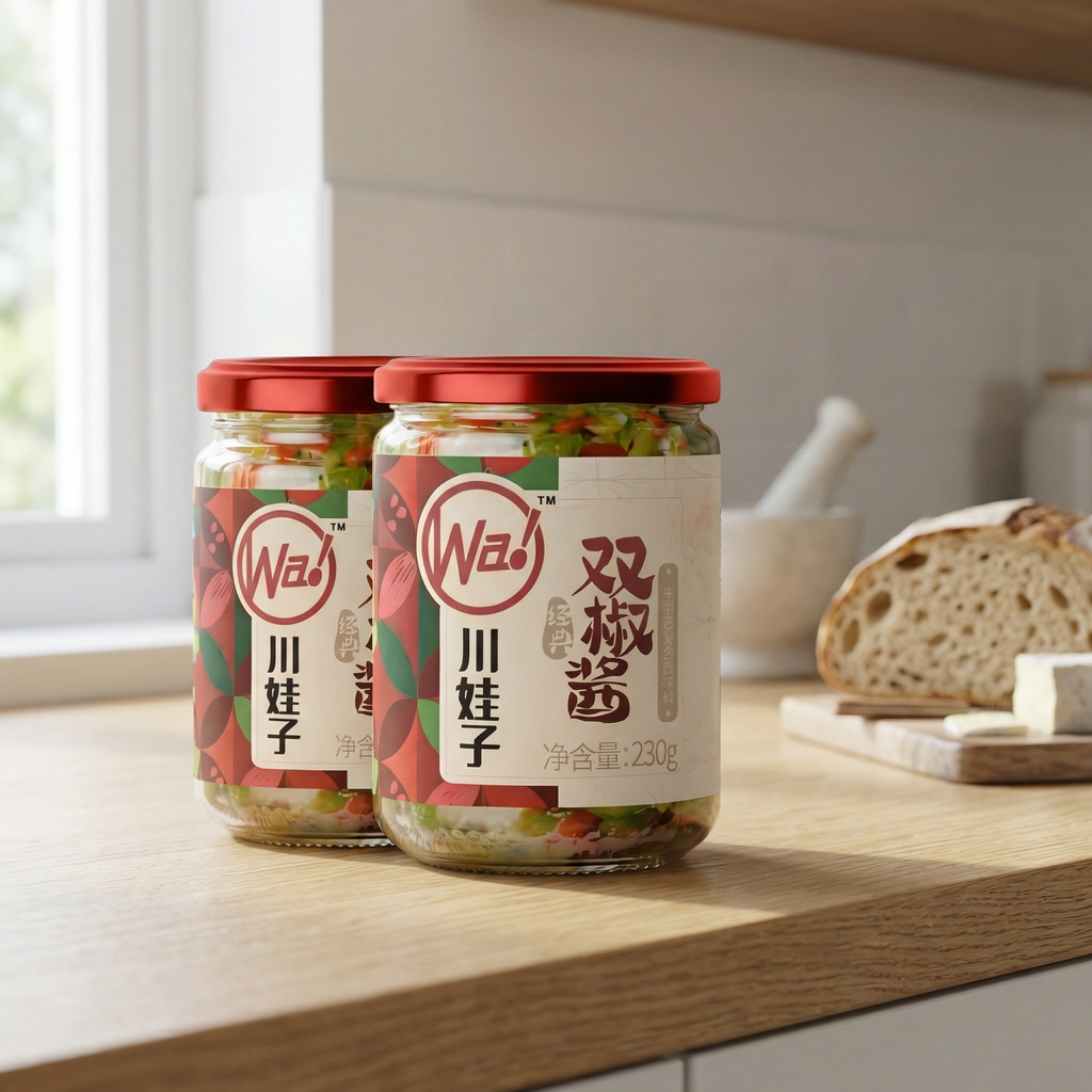 Chuan Wa Zi Sauce aux deux piments - 230 g