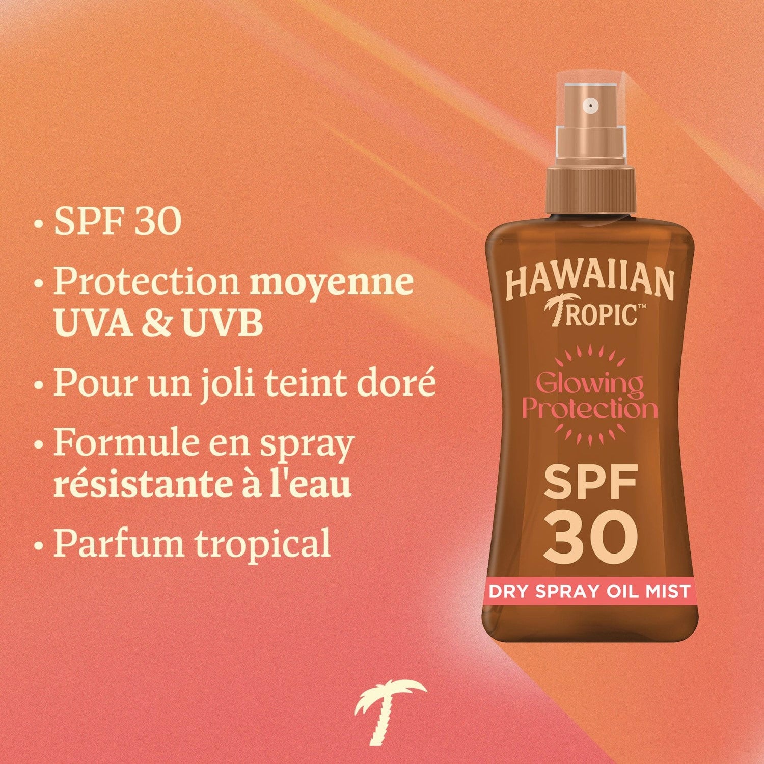 HAWAIIAN TROPIC Glowing Protection Spray huile solaire SPF 30 - 200 ml