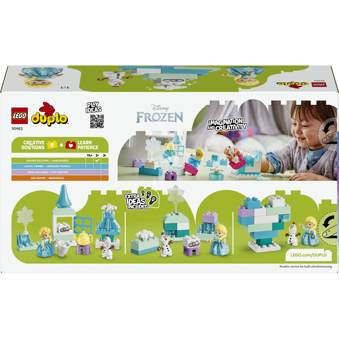 LEGO DUPLO Disney La Reine des Neiges Boîte Créative avec Ensemble de Construction Elsa et Olaf 10462
