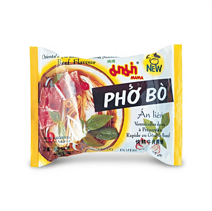 MAMA Vermicelles de riz Chand saveur bœuf, 55 g
