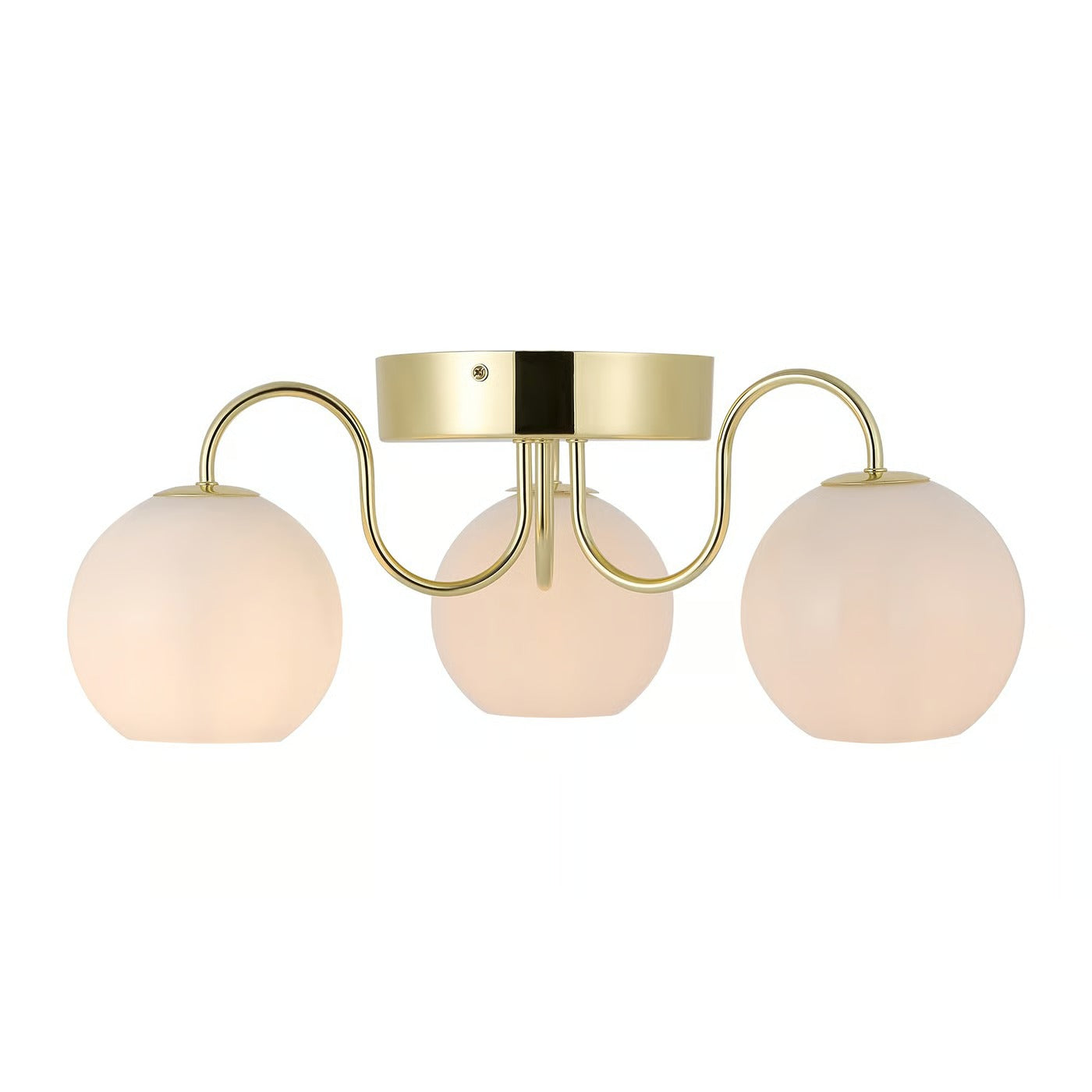 Plafonnier FRANCA métal laiton IP20 E14 - Nordlux, Intérieur