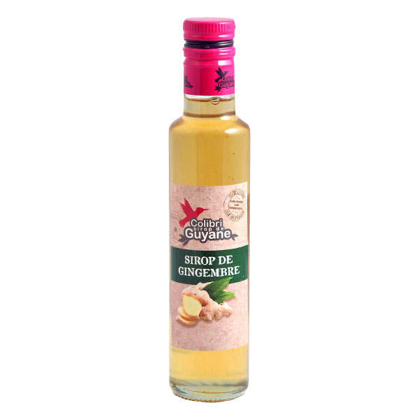 DÉLICES DE GUYANE Sirop saveur gingembre - 25 cl