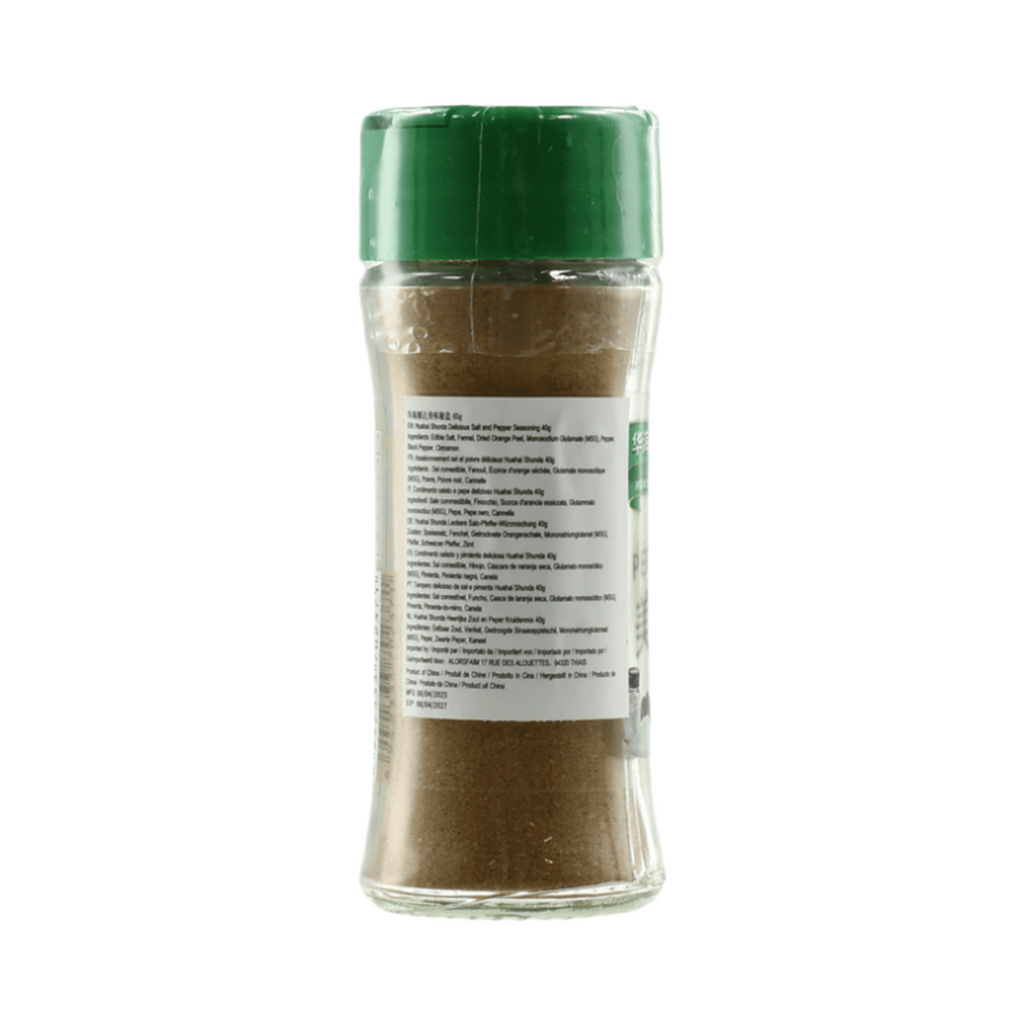 HUASEED Assaisonnement délicieux au sel et au poivre 40 g