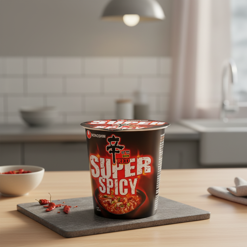 Nongshim Nouilles super épicées rouges Pot 68 g