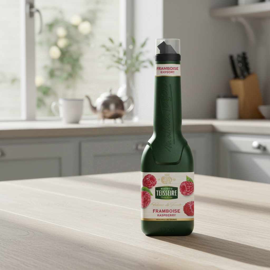 TEISSEIRE Purée de fruit framboise - 1 L
