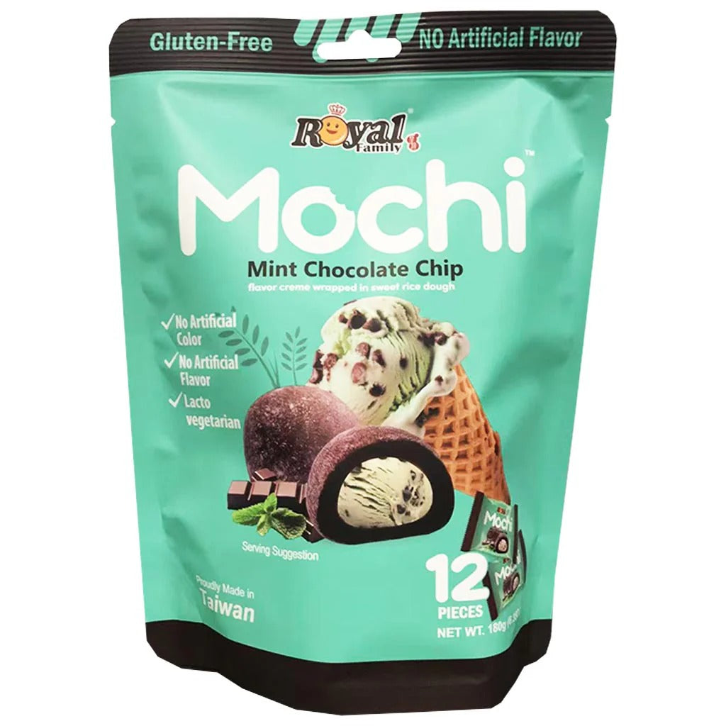 Royal Family Mochi - Pépites de chocolat à la menthe 180 g