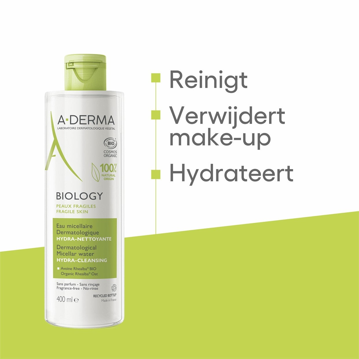 A-DERMA Eau micellaire Biology 400 ml