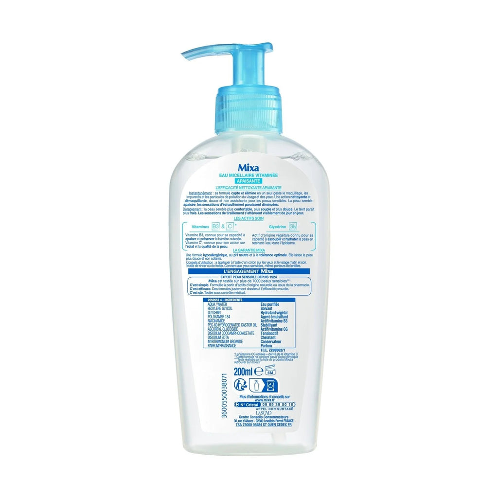 Mixa Eau micellaire apaisante, 200 ml