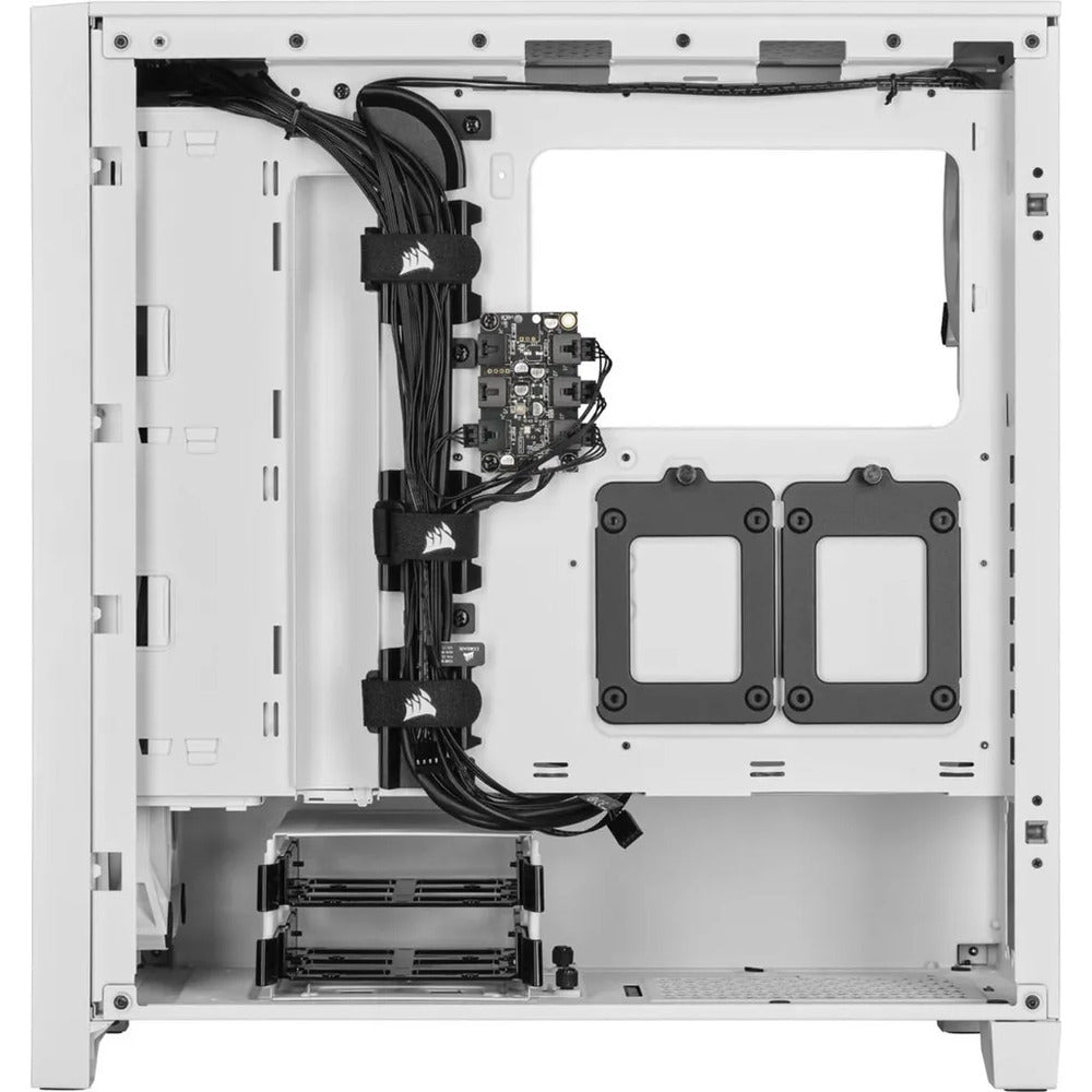 Boîtier PC Corsair iCUE 4000D RGB Moyen Tour - Blanc