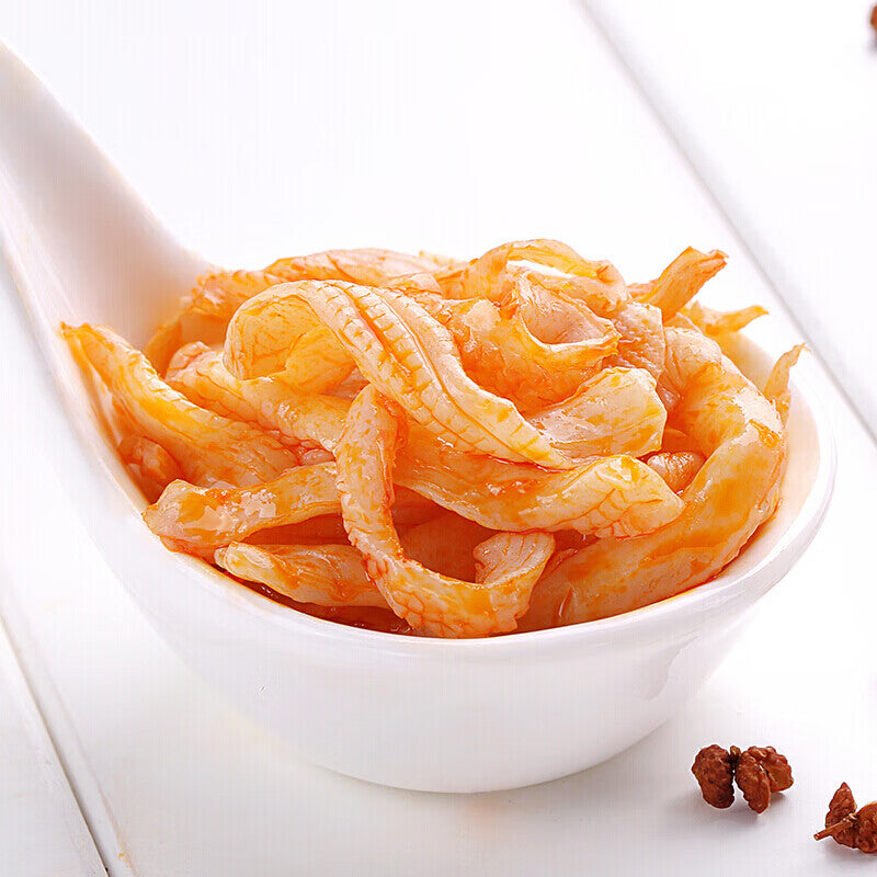 BE&CHEERY Tripes Végétariennes au Konjac 180g (Saveur Huile Piquante au Chili)