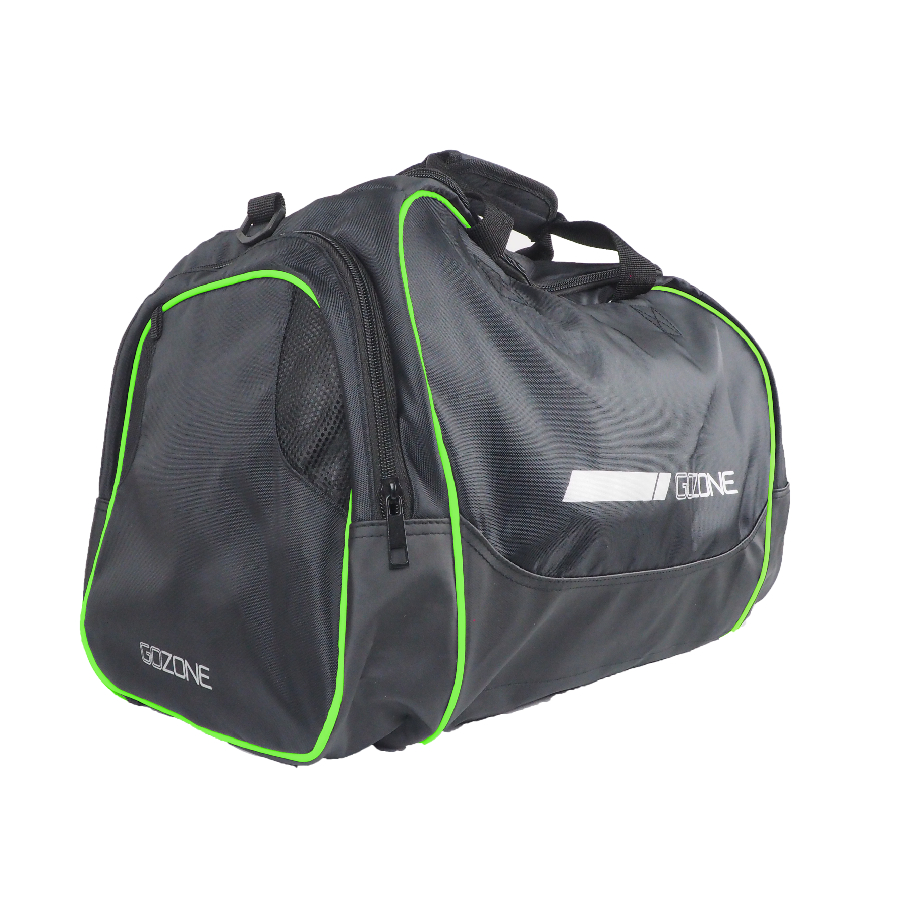 GoZone Sac de sport Pro, durable et léger, poches latérales à glissière, poche intérieure zippée, bretelle d’épaule rembourrée et réglable