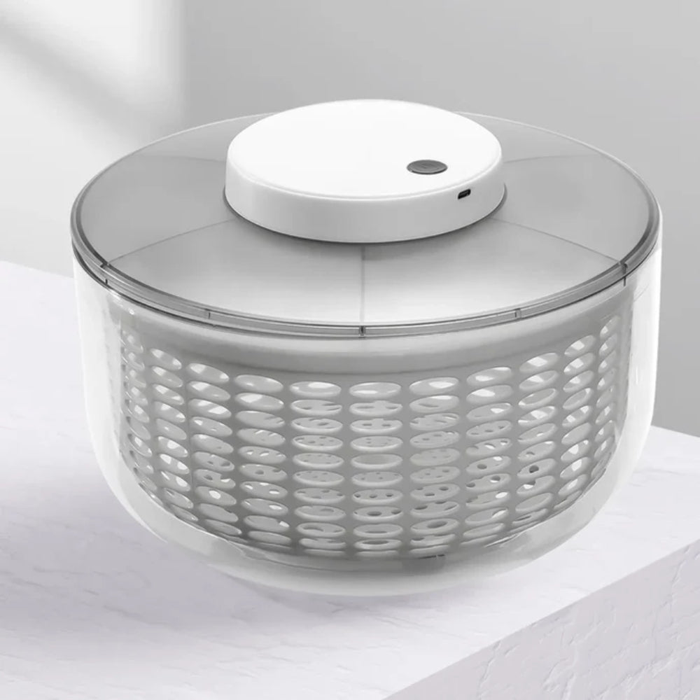 BELISSAM Essoreuse à salade électrique avec recharge USB-C 24 cm - 6 L