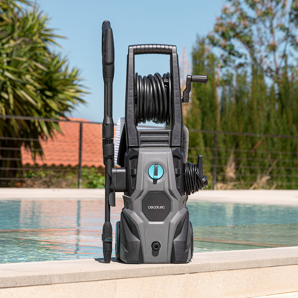 Cecotec HydroBoost 2000 Car&Garden High Pressure Washer - 2000W Electric Pressure Washer 150 Bar, 450 L/h, Durable Aluminium Pump with 14m Operating Radius for Car, Garden & Home