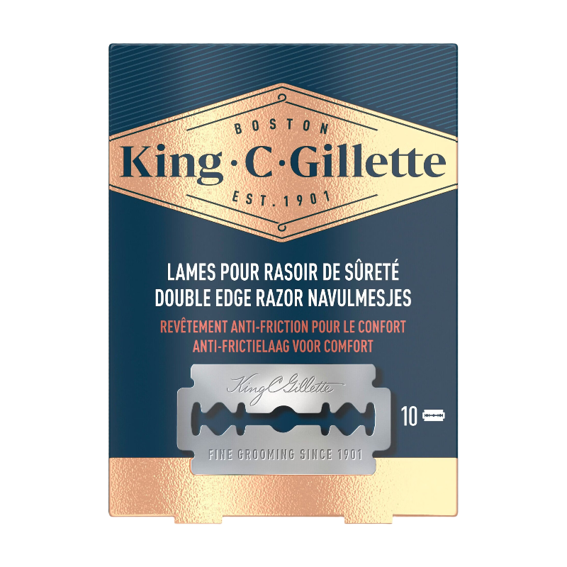 King C. Gillette Lames de rasoir de sûreté 10 lames
