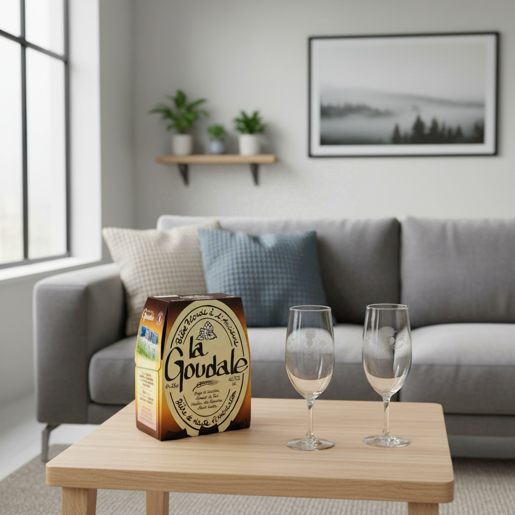 LA GOUDALE Bière blonde à l'ancienne 7,2 % - Pack de 6 x 25 cl