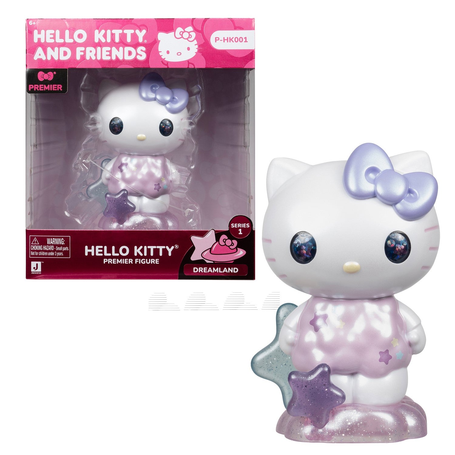 Hello Kitty Hello Kitty, Figurine Hello Kitty, 10 cm, Modèle Hello Kitty, pour les enfants à partir de 6 ans, HKT081