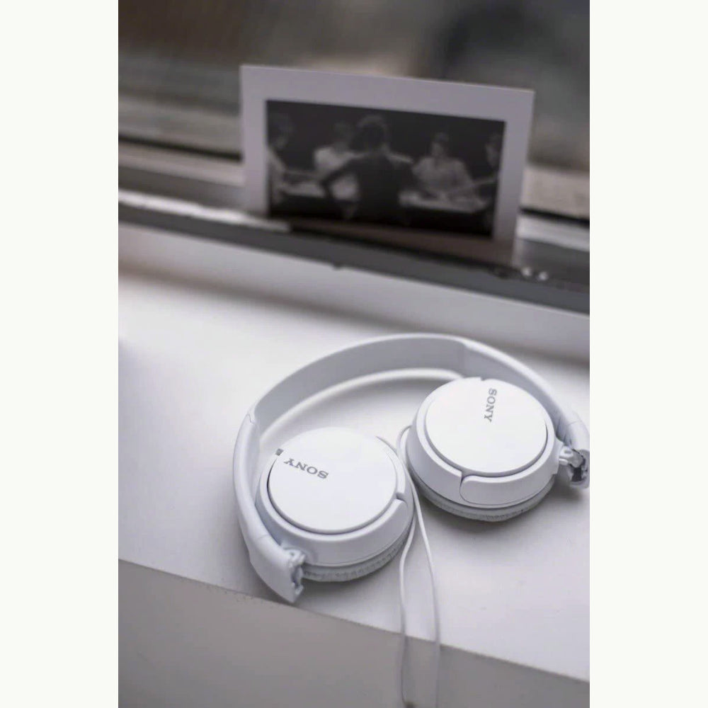 Sony MDR-ZX110AP Casque supra-auriculaire 3,5 mm avec microphone, Blanc