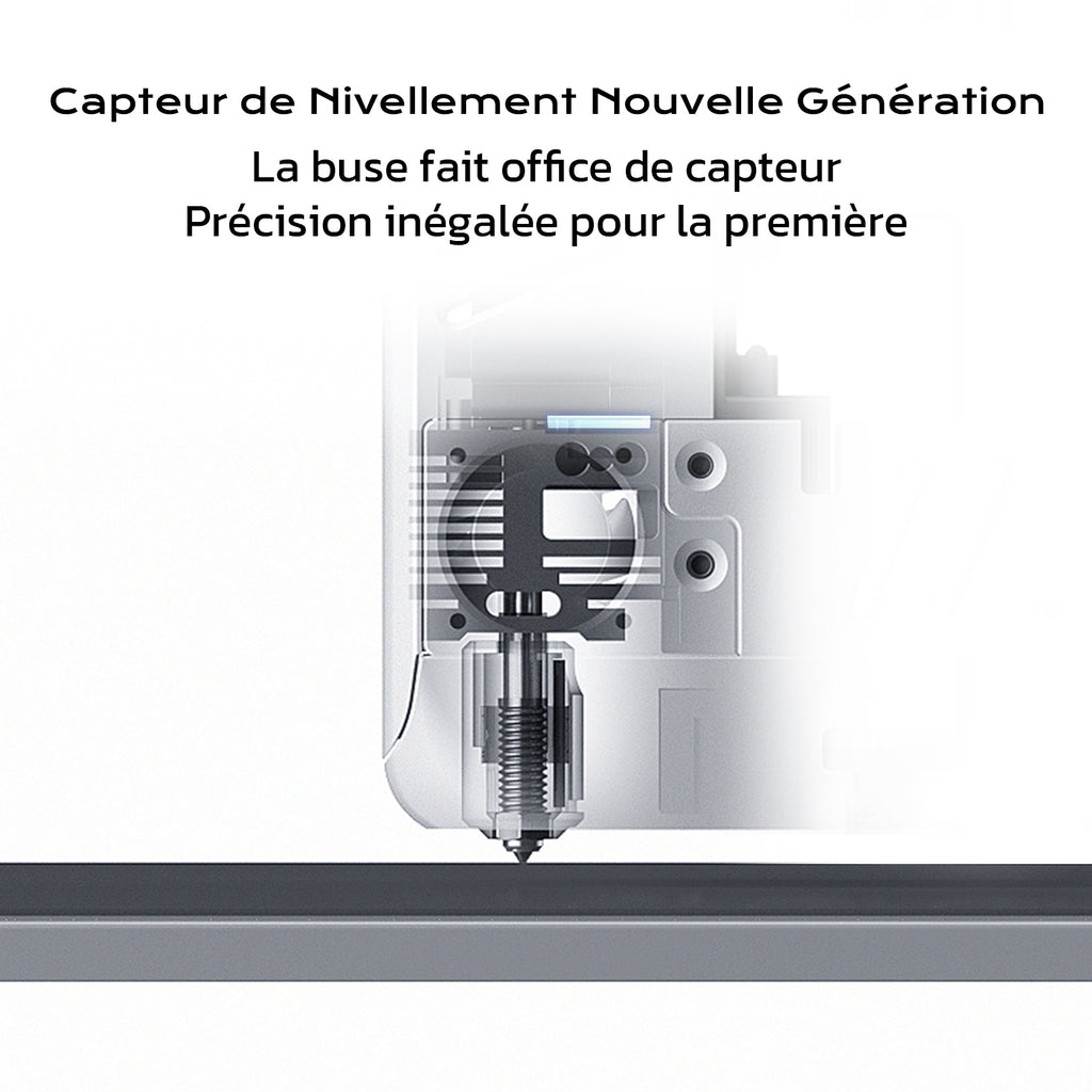 Imprimante 3D QIDIQ2, FDM à boîtier fermé avec chambre chauffante à 65 °C, filtration de l’air ultra-avancée, vitesse élevée de 600 mm/s, caméra IA, mise à niveau automatique complète