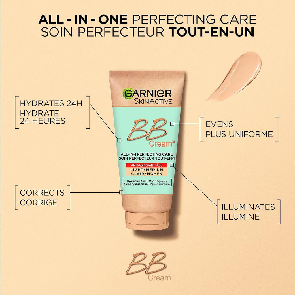 GARNIER Skin Active BB Crème Anti-Âge Medium 50 ml