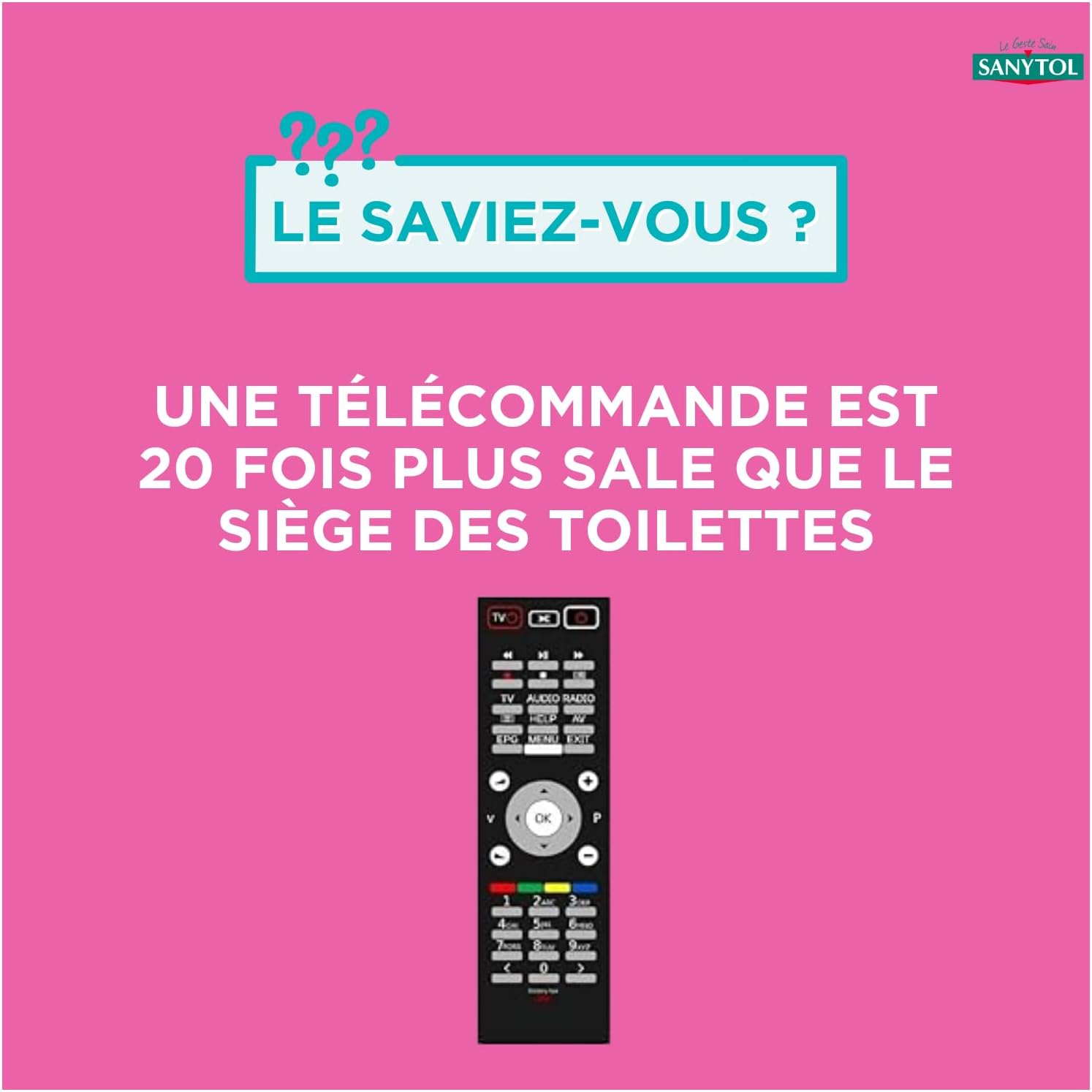 Sanytol Lingettes Nettoyantes Désinfectantes Multiusages sans Javel Eucalyptus (Paquet de 72)