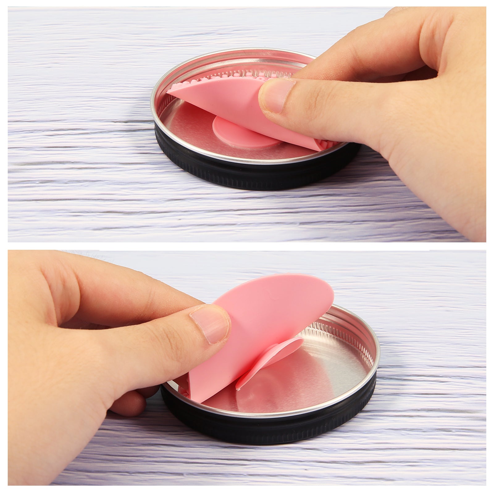 DUcare Kit de nettoyage pour pinceaux de maquillage : Savon nettoyant solide et tampon en silicone - Nettoyage facile des éponges et pinceaux