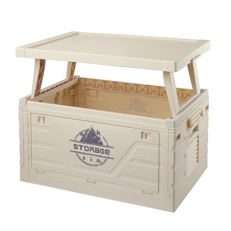 Boîte de camping d'extérieur avec table - petite taille