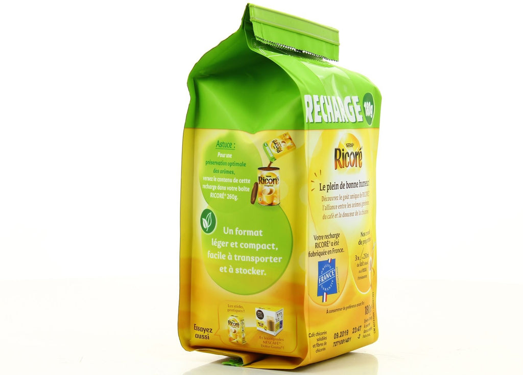 Nestlé Ricore Original Pack Éco Mélange de Café Instantané et de Chicorée, 180 g
