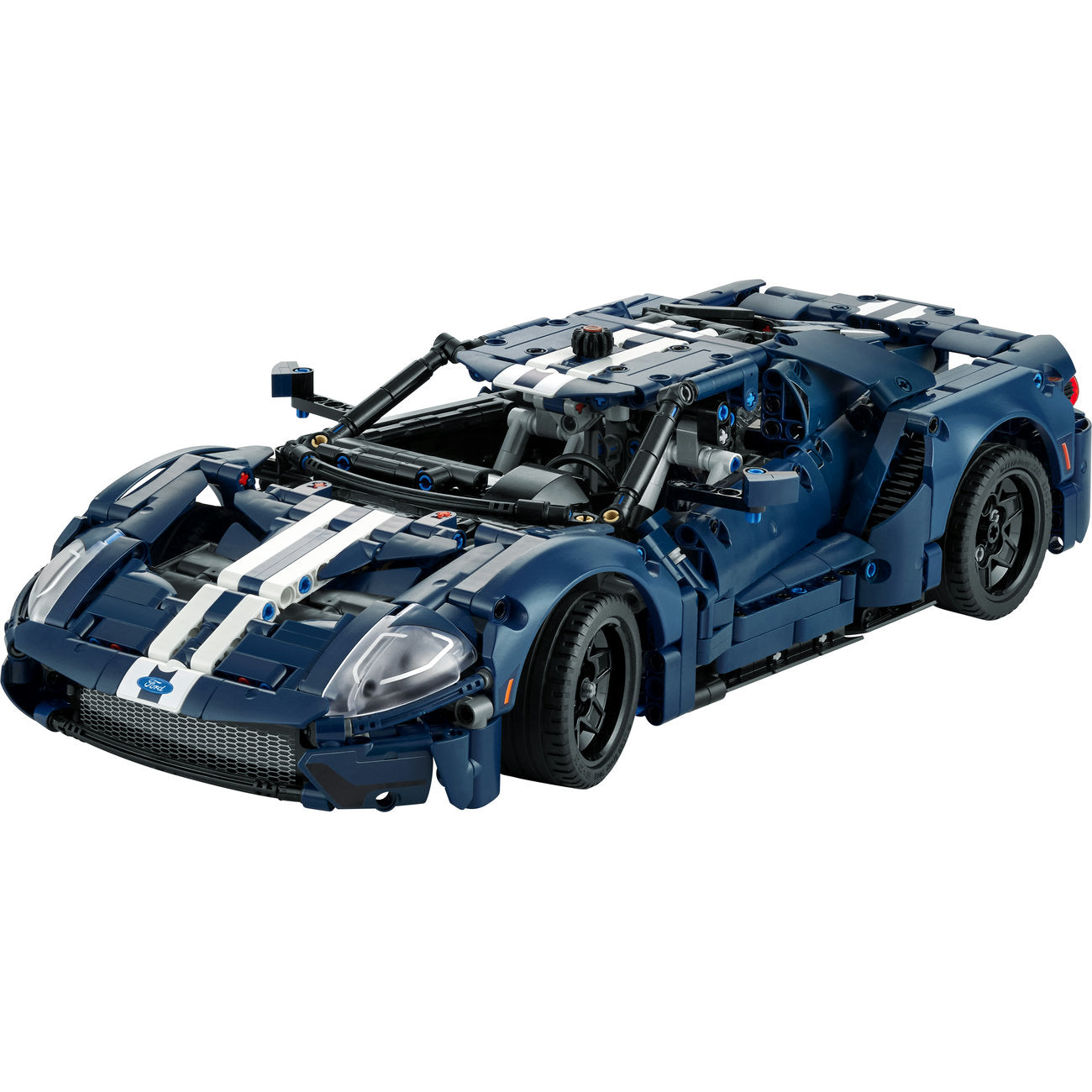 EGO Technic 2022 Ford GT 42154 Kit de Construction de Modèle de Supercar pour Adultes (Échelle 1:12, 1 468 Pièces)