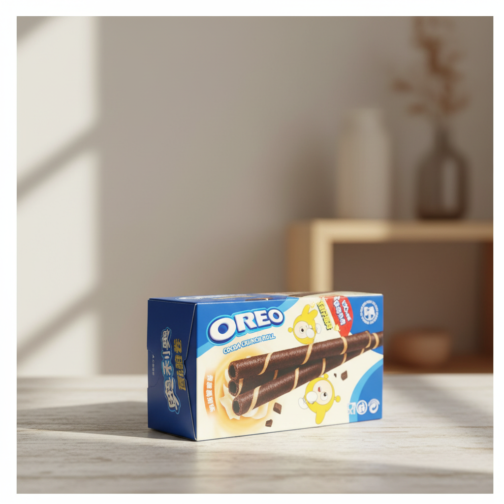 Oreo Rouleaux croustillants au cacao fourrés saveur vanille - 50 g