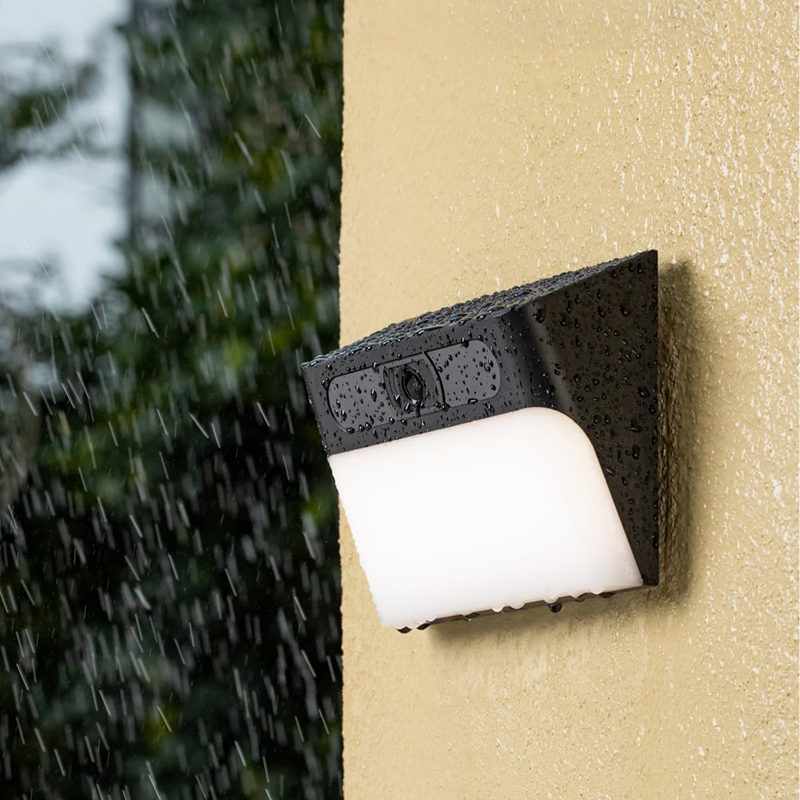 Projecteur-Caméra Murale Solaire eufy Security S120 - Caméra de Sécurité Solaire, Extérieur Sans Fil, 2K, Alimentation Permanente, Éclairage Activé par le Mouvement, IA, IP65, Projecteur, Sans Frais Mensuels
