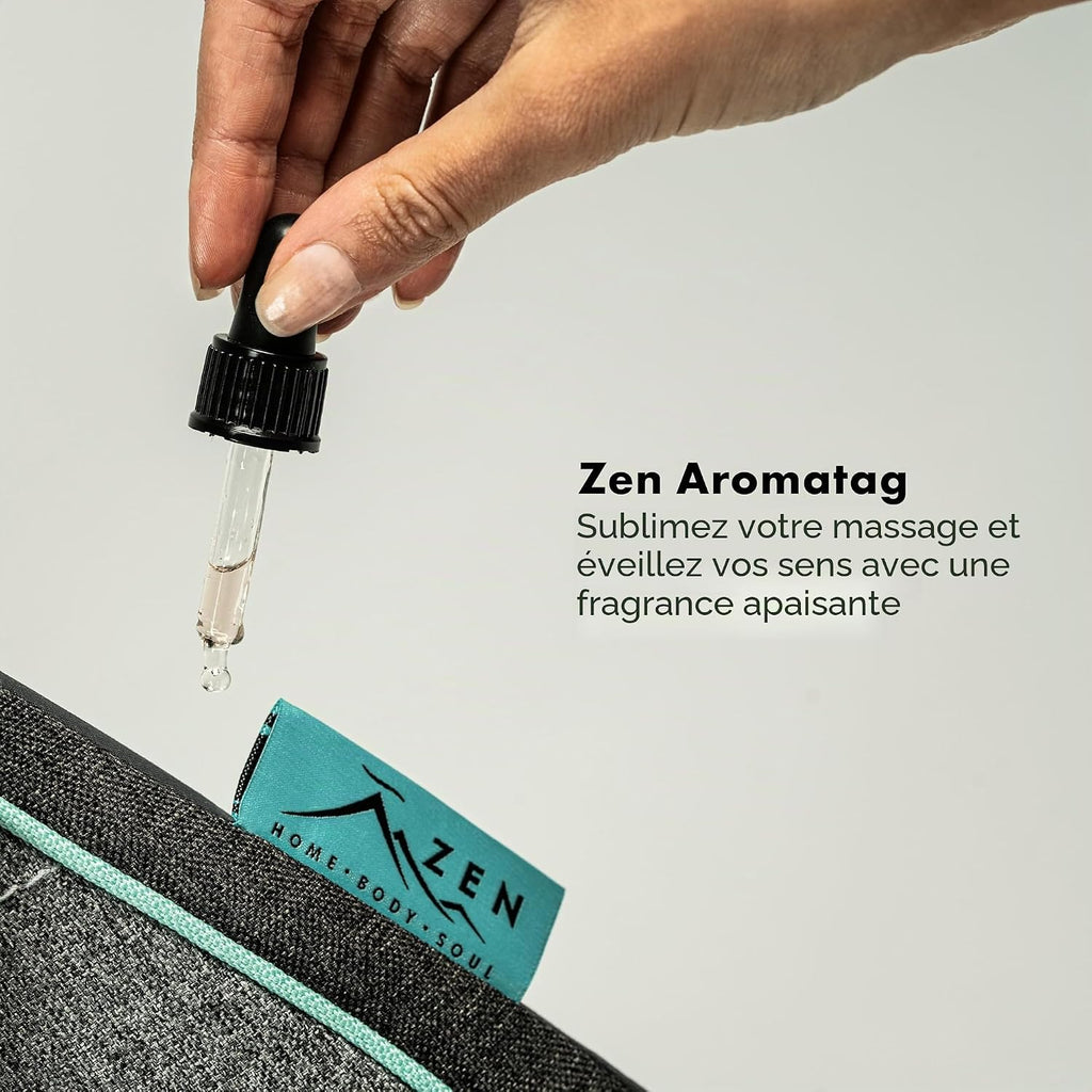 ZEN Matterhorn - Appareil de massage cou et épaules - Deux sens de massage - Trois vitesses - Chaleur apaisante - Pastille d’aromathérapie - Batterie rechargeable USB-C