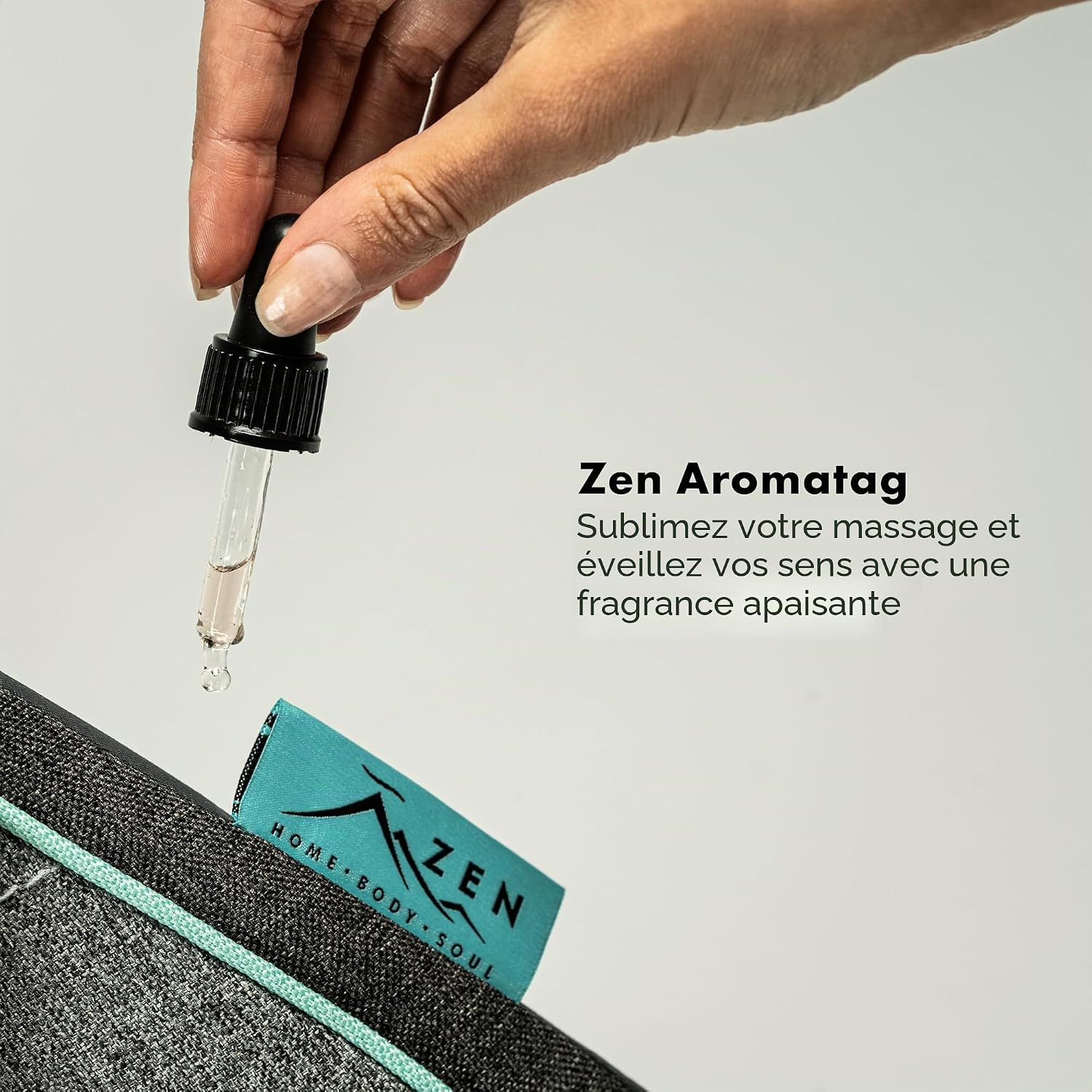 ZEN Matterhorn - Appareil de massage cou et épaules - Deux sens de massage - Trois vitesses - Chaleur apaisante - Pastille d’aromathérapie - Batterie rechargeable USB-C