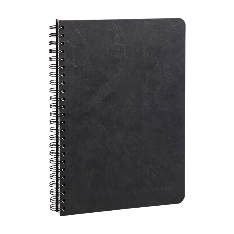 CLAIREFONTAINE Nomaddict (Age Bag) carnet reliure intégrale 14,8x21cm 100p 5x5 noir