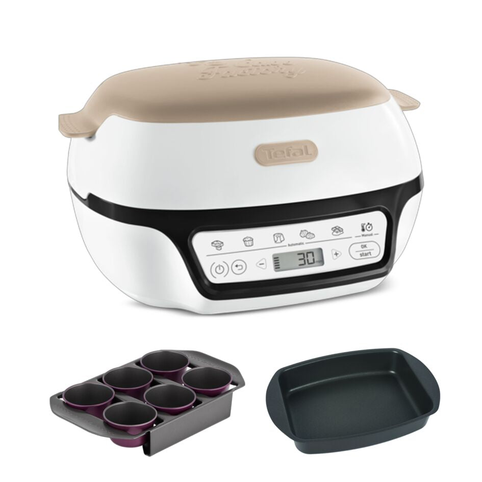 Tefal Cake Factory Chocolat, Machine à gâteaux, 5 programmes, mode manuel, moules muffins