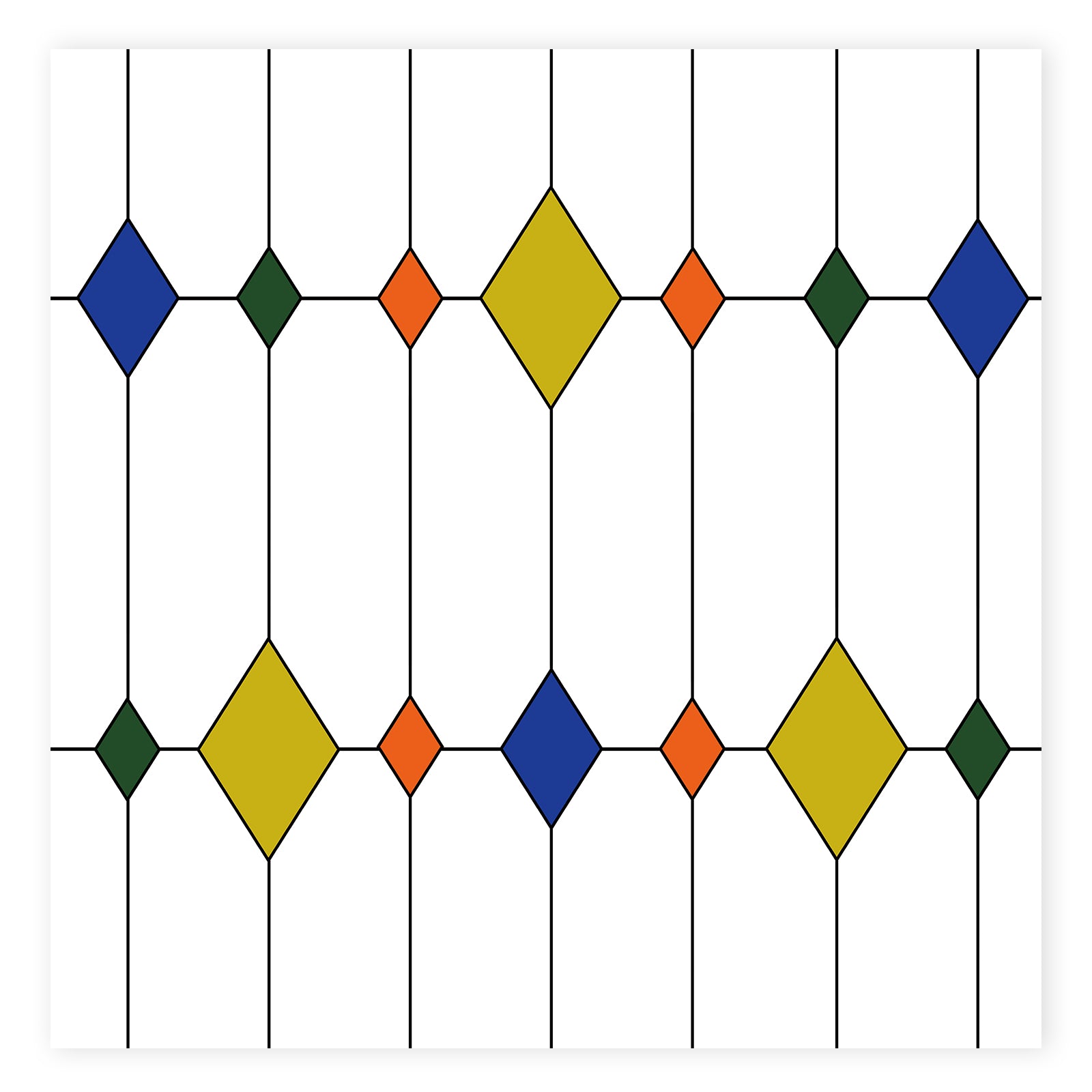 Murgall Rouleau de film décoratif pour vitre diamant prismatique - 60 x 305 cm