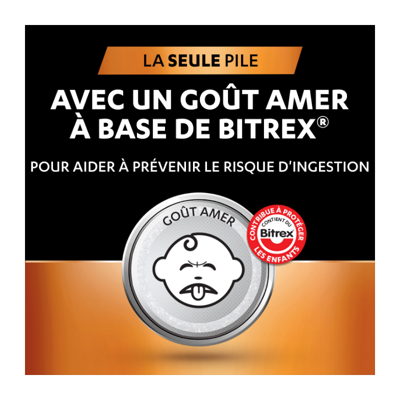 DURACELL CR2025 Lot de 4 piles boutons au lithium 3 V, jusqu’à +70 % de longévité, technologie sécurité enfant, pour clés électroniques / montres de sport et lunettes 3D